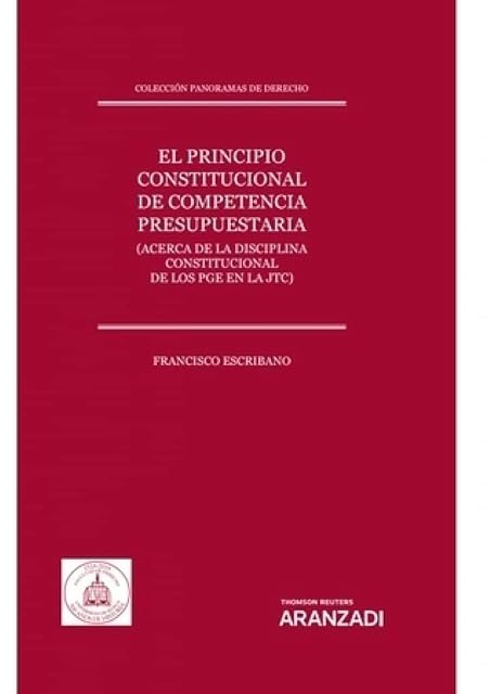 Portada de El principio constitucional de competencia presupuestaria