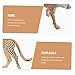 BESTonZON Simulation Leopard Model Figurine for Boys and Girls Realistic Cheetah Sculpture Educational Toy for Home Decor and Animal Playsets
