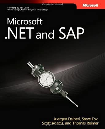 Microsoft .NET and SAP-Wow! eBook