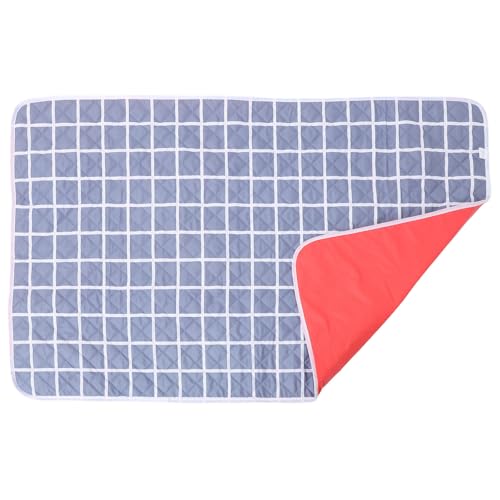 CLISPEED Protector de Cama y Antideslizante de Algodón y Eva para Adultos y Pacientes, Adecuado para Uso Durante Períodos Menstruales y Protección contra Mojar la Cama