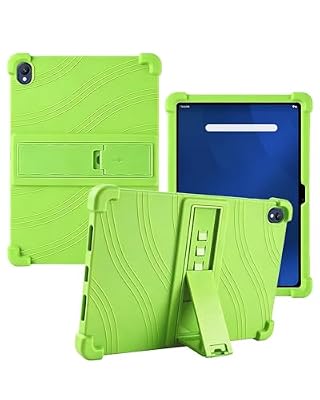for Onn 11 Inch 2026 Tablet Case,BOVUGAC Adjustable Stand Shockproof Easy Installation Silicone Protective Shell for Onn 11" 2026 Case Cover.(Green)