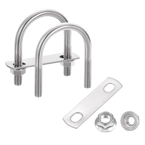 uxcell 2Zbg 1-5/8C` Ci[ChEhU{g 2-9/16C` 304XeXX`[ U{g tWZpibgt g[[pt[v[g ԗp (42mm x 66.4mm)