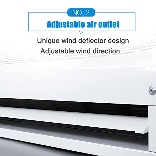 Luchtgordijn Dempen, Warmte-isolatie, Insectenbestendig Luchtgordijn, Roestvrije Metalen Behuizing Twee Snelheden… - Image 6