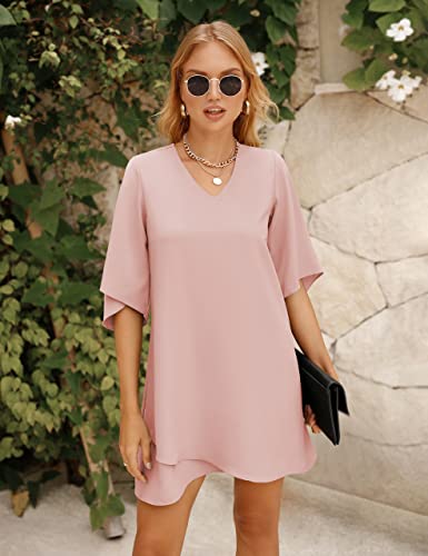 El mejor review de Vestido rosa clara favoritos de las personas. 14 Imagen adicional