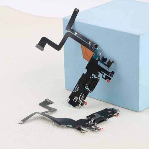 Dock Connector for iPhone 14 Pro Charging Port Flex Cable Replacement for iPhone 14 Pro Charger Dock Board Connector with Tools(Black) by YWLRONG - Used condition - Image 7