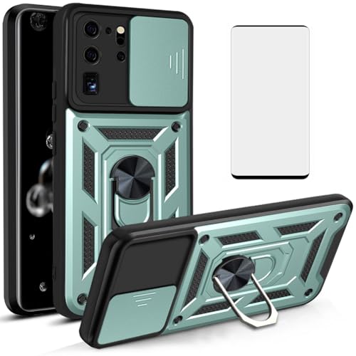Coque S20 Ultra avec anneau support et protection écran pour vos vidéos en déplacement