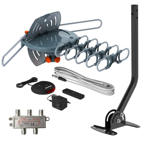 Mornixol 360° Motorized Antenna with J-Pole Mount