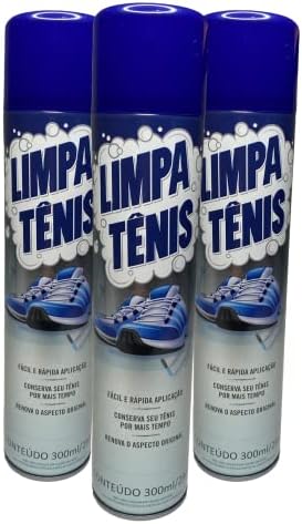 kit 3 Limpa Tênis Premium Espuma Magica para Calcados Petroplus N...