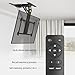 VIVO Electric TV Ceiling Mount for 40 to 85 inch Screens, Large Flip-Down Motorized Pitched Roof VESA Mount, Master Pack, Black, MOUNT-E-FD85
