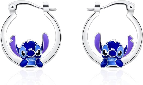 SANCHYA Pendientes para Niñas y Mujeres, Cartoon Pendientes, Pendientes de Niña, Pendientes de Dibujos Animados, Pendientes de Animados, Pendientes Colgantes para Niños Mujeres, Regalo para Niña