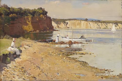 Affiche impression d'art Mentone de Tom Roberts pour salon moderne 60x90cm