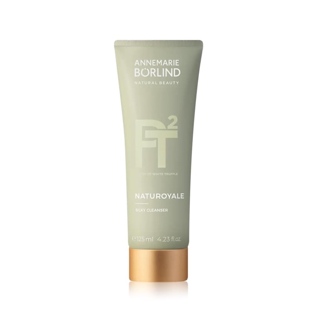 ANNEMARIE BÖRLIND - NATUROYALE Cleansing Cream - Face Cleanser With Natural Ingredients - Hyaluronic Acid Vitamin E and Shea Butter for a Firm Smooth and Refreshed Complexion - Step 1 of 5-4.2 Oz