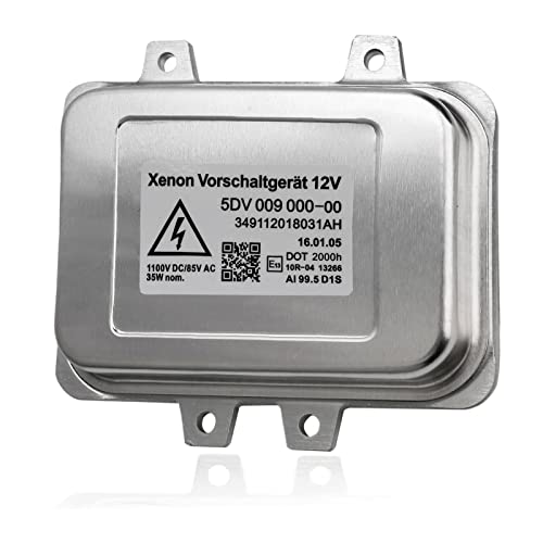 5DV 009 000-00 HID Xenon Headlight Ballast Control Unit Replacement for 2007-2014 Cadillac Escalade...