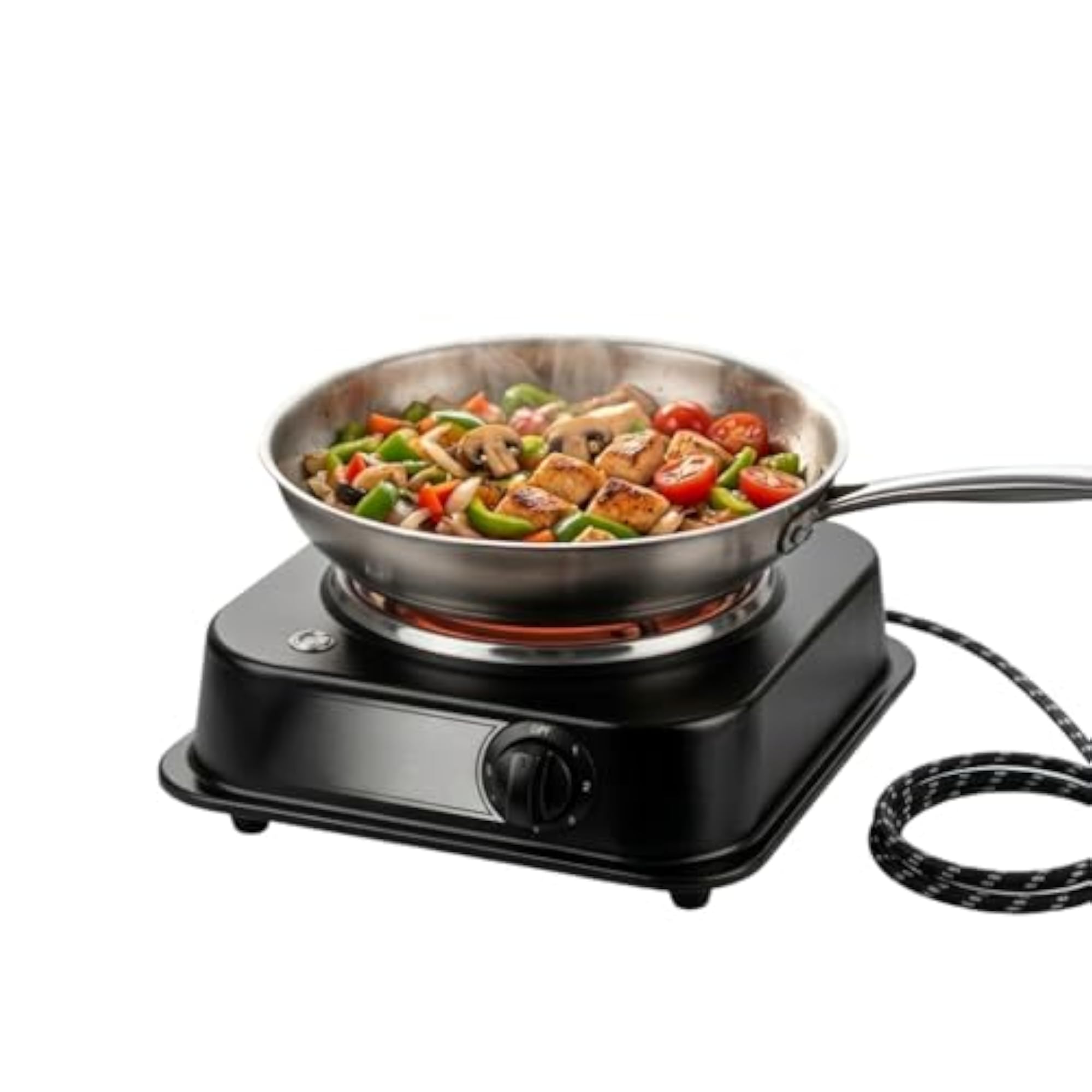 2000W Electric Iron Hot Plate Portable Single Burner