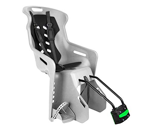 Nfun Animado Asiento Trasero con Accesorio de Marco, Unisex-Baby, Greige/Antracita, Solamente