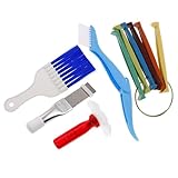 iplusmile Trockner-reinigungsbürste Mit Edelstahlkamm Zur Entfernung Von Schmutz Und Fusseln Kompatibel Für Klimaanlagen Und Kondensatoren Tragbar Und Praktisch Für Regelmäßige Wartung