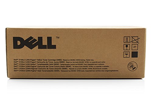 Toner Dell 3130 jaune G909C pour éliminer les traces sur vos dossiers