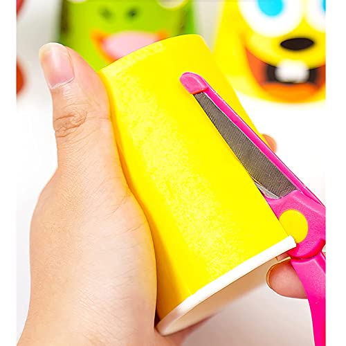 CYH 60 Pcs Disposable Paper Cups Party Cups, 9 Ounce Multicolor Drinking Cups Biodegradable and Compostable for Party DIY Holiday Wedding Birthday