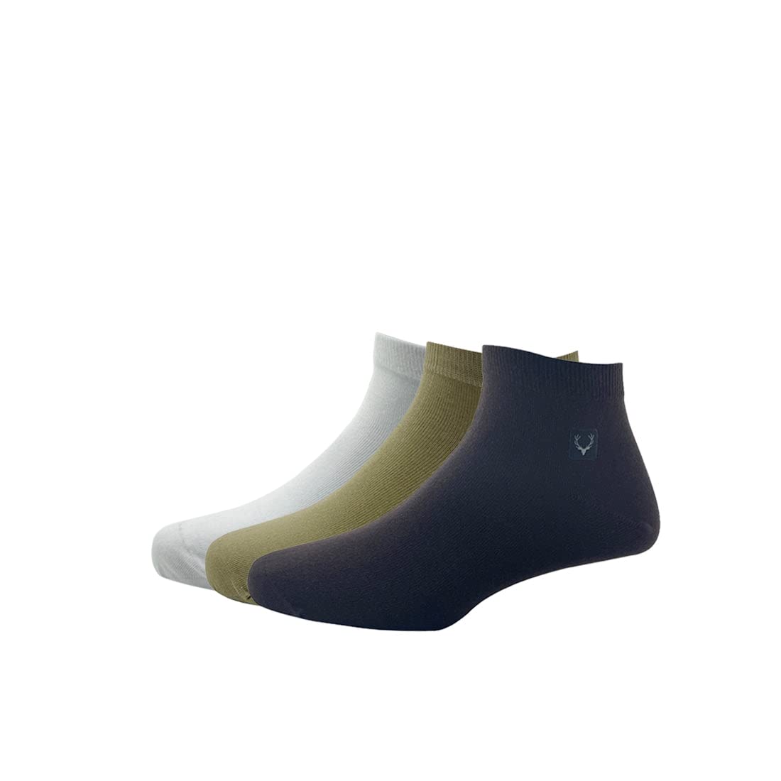 allen solly Men'S Cotton Ankle Length Socks (Pack Of 3) - Beige, Brown, White-picture-37