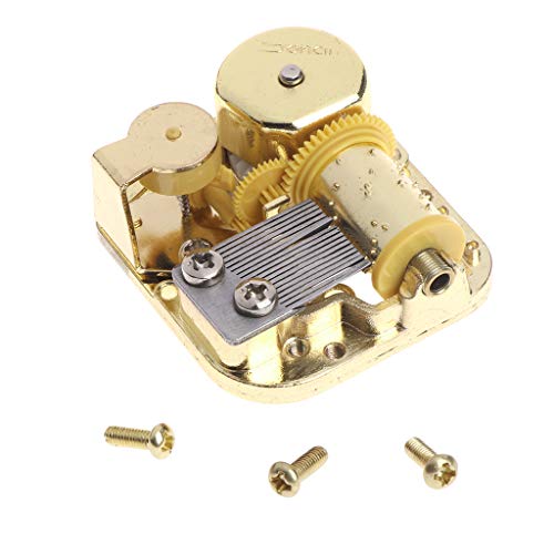 Yeselino Alloy Music Box Movement Christmas Play Music Boxes Best Mechanical Clockwork With Screws Musical Box Movements Music Box Mechanism Brahms Lullaby
