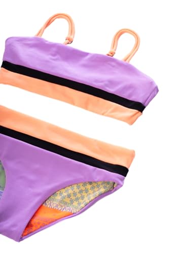 Image of Maaji Girls Metallic Lilac Tiana Bikini Set