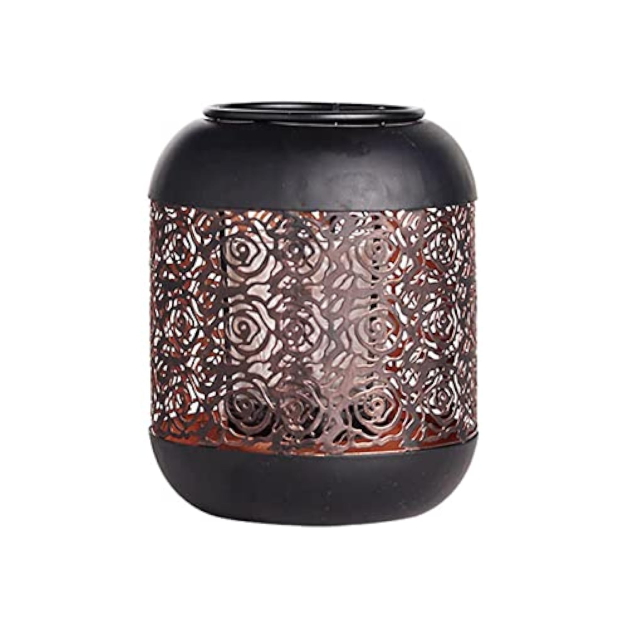 Retro Style Tea Light Holder Metal Candle Lantern