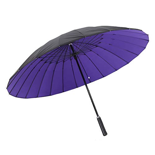 Parapluie droit double couche CMBSSTFC grand format robuste à long manche