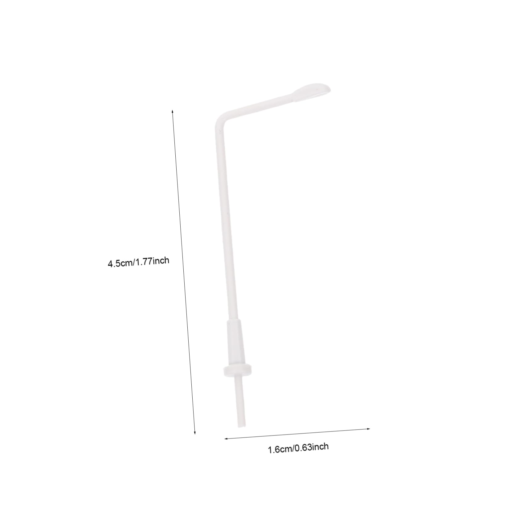 JOINPAYA 100pcs Miniature Street Light Models Lightweight Landscaping Decor Vivid Simulation Lamp Post for Model Railways Accessories Creative Adornments