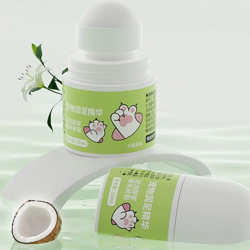 Biniveil Balsam für die Ballen von Hunde,30ml Pflegeöl für rissige Hunde| Natürliche Krallenpflege für Katzen bei rissigen