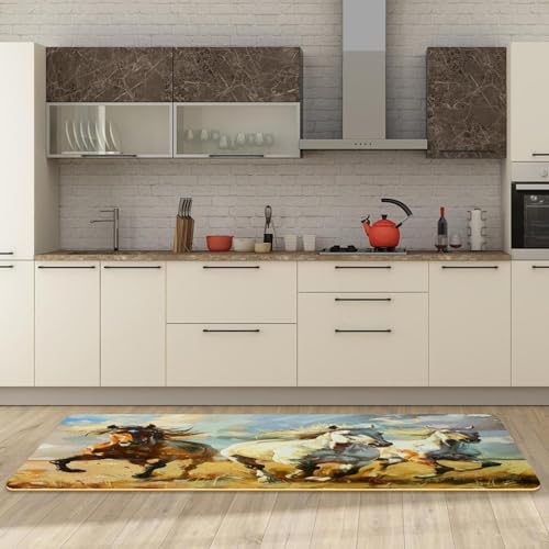 Tapis de cuisine antidérapants lot de 2 grand format absorbant lavable - 3