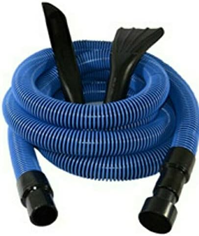 15 Foot Vacuum Tool Kit: 15ft. Vacuum Hose, Crevice and Claw Tool 1-1/2" Wet/Dry