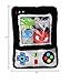 iscream Video Game Shaped 5-Piece Fleece Play Pillow Set with Embriodered Accents