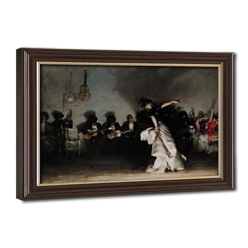 Sublimez un mur vide avec la toile El Jaleo John Singer Sargent et son cadre prêt à poser