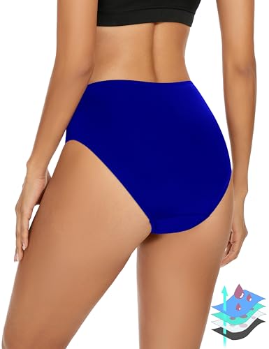 Image of Period Swimwear Leakproof Menstrual Bikini Waterproof Bottom UPF 50+ Swim Brief Light Flow - Teens Girls Women
