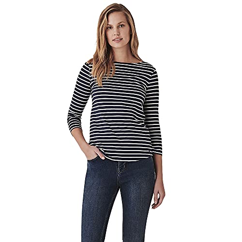 Image of Crew Clothing Womens Essential Breton Long Sleeve T Shirt