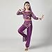 Girls Indian Belly Dance Outfits Crop Top Harem Pants Sequin Princess Cosplay Carnival Costume Sets for 5-13 Years
