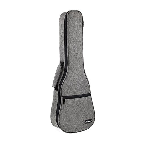 CLOUDMUSIC Ukulele Case Gig Bag Padded Backpack For Tenor 26" Inch(Tenor, Grey) by CLOUDMUSIC - Image 2