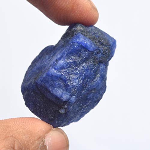 Genuine Blue Sapphire Gem 120.00 Ct Certified Natural Blue Sapphire, Uncut Rough Healing Crystal Sapphire by GEMHUB - Used condition - Image 3
