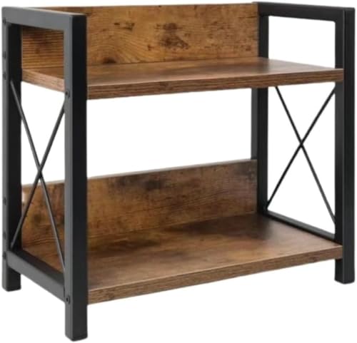 Riazdiwラック棚 デスク上収納ラック ミニ 卓上 机上 2段 収納棚 北欧 オープンRiazdiwラック棚 デスク上収納ラック ミニ 卓上 机上 2段 収納棚 北欧 オープンラック アイアン デスク上置棚 シェルフ 小物収納 調味料収納 キッチン 台