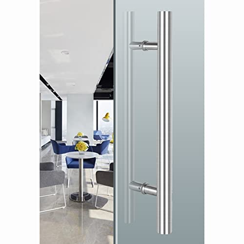 Poignée de porte en verre en acier inoxydable pour rénovation facile