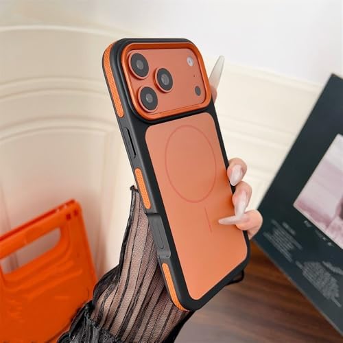 Coque premium mate pour iPhone 17 Pro Max magnétique bicolore