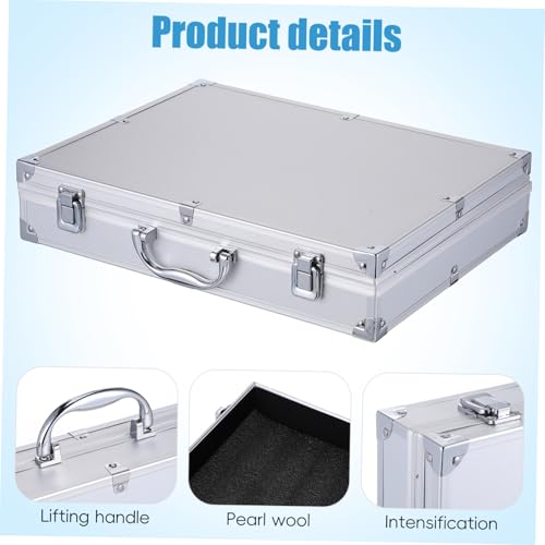 Portable Aluminum Alloy Storage Box Medicine Case for Travel Electronics3