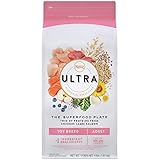 NUTRO ULTRA Adult Toy Breed High Protein Natural Dry Dog Food with a Trio of Proteins from Chicken, Lamb and Salmon, 4 lb. Bag