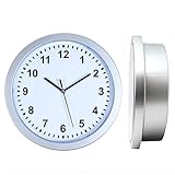 Wall Clock with Hidden Safe, 10 inch Plastic Secret Safe Wall Clock for Living Room Decor, Vintage Decor Clock Diversion Safe with Hidden Compartment, Cool Stuff for Your Room