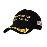 Aisoway Donald Trump Cap Adjustable USA Flag Baseball-Mütze Schreiben Make Amerika Great Again Hut