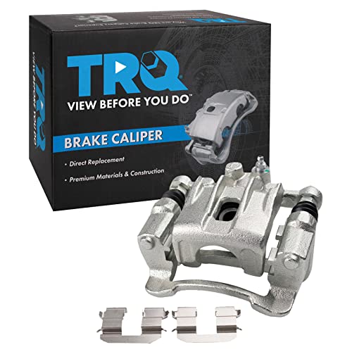 Image of TRQ Rear Left Brake Caliper w /Bracket Drivers Side