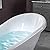 WOODBRIDGE B0023-B/N-Feet+B/NDrain Bathtub, Brushed Nickel