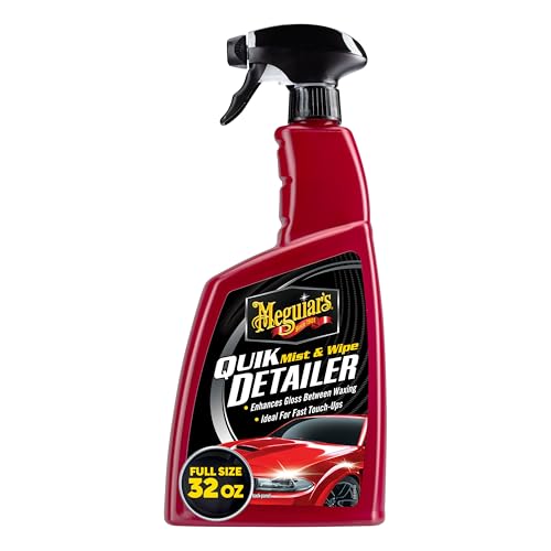 Meguiar's Quik Detailer, Mist & Wipe Car Detailing Spray, Clear
