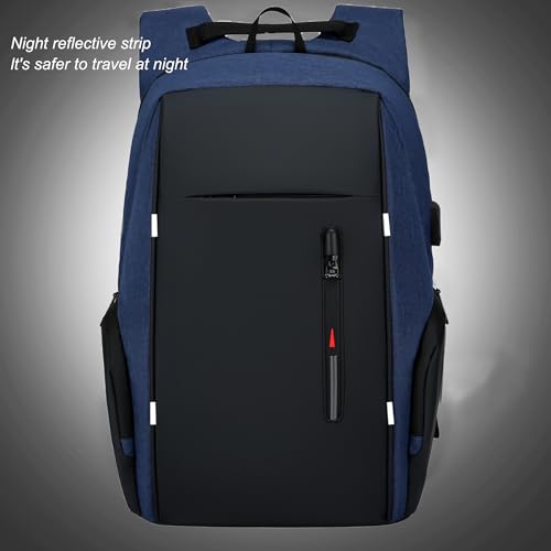 17.3Inch Laptop Backpack Work Daypack Water Repellent Travel Business Computer Backpacks with USB Charger Port (Laptop Daypack)4
