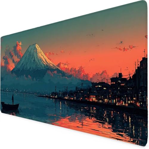 Tapis de souris gaming haute précision glisse rapide bords cousus
